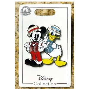 NEW Disney Parks Mickey and Donald Duck Dapper Dan Main Street Singers